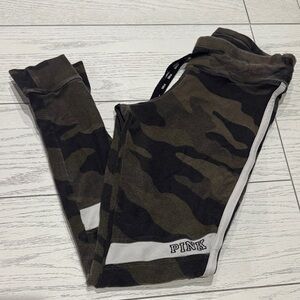 PINK Victoria's Secret Kids Camo Joggers - Brown and Black